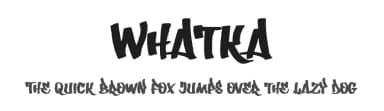 Whatka by Roland Hörmann — Script Handwritten Font — thumbnail 1