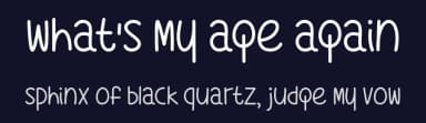 What's My Age Again by Misti's Fonts — Script Handwritten Font — thumbnail 2