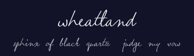 Wheatland by Roland Huse Design — Script Handwritten Font — thumbnail 2
