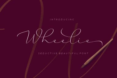 Wheelie Font by akrtype — Script Handwritten Font — thumbnail 1