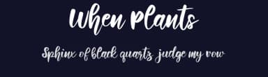 When Plants by Vunira Design — Script Handwritten Font — thumbnail 2