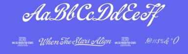 When The Stars Align by Måns Grebäck — Script Handwritten Font — thumbnail 3