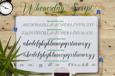 Whenesday Font by joelpopon — Script Handwritten Font — thumbnail 4