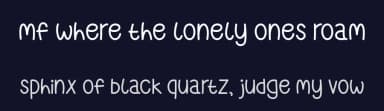 Mf Where The Lonely Ones Roam by Misti's Fonts — Script Handwritten Font — thumbnail 2