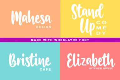 Wheslayne Script Font by R. Studio — Script Handwritten Font — thumbnail 3