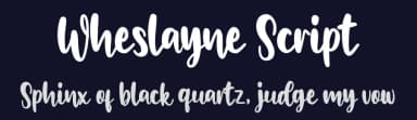 Wheslayne Script by RaffaSyad Studio — Script Handwritten Font — thumbnail 2