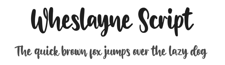 Wheslayne Script by RaffaSyad Studio — Script Handwritten Font