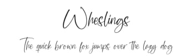 Wheslings by Perspectype Studio - Letterena.com — Script Handwritten Font — thumbnail 1