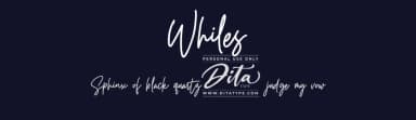Whiles by Ditatype — Script Handwritten Font — thumbnail 2