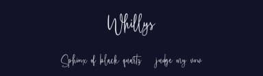 Whillys by Maulana Creative — Script Handwritten Font — thumbnail 2