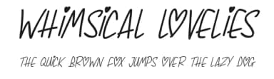 Whimsical Lovelies by Hawtpixel — Script Handwritten Font — thumbnail 1
