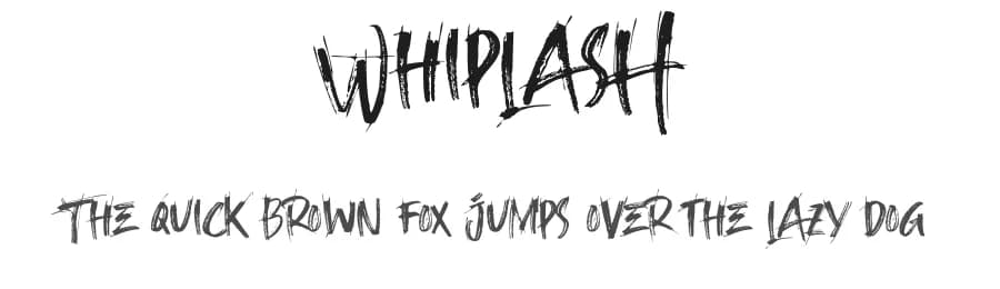 Whiplash by 38.lineart — Script Handwritten Font