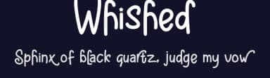 Whished by Sudarman Mulka — Script Handwritten Font — thumbnail 2