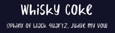 Whisky Coke by D&K Project — Script Handwritten Font — thumbnail 2