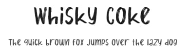 Whisky Coke by D&K Project — Script Handwritten Font — thumbnail 1