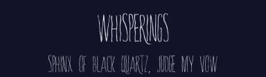 Whisperings by Skyhaven Fonts — Script Handwritten Font — thumbnail 2