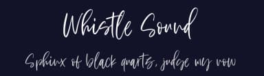 Whistle Sound by Balpirick Studio — Script Handwritten Font — thumbnail 2