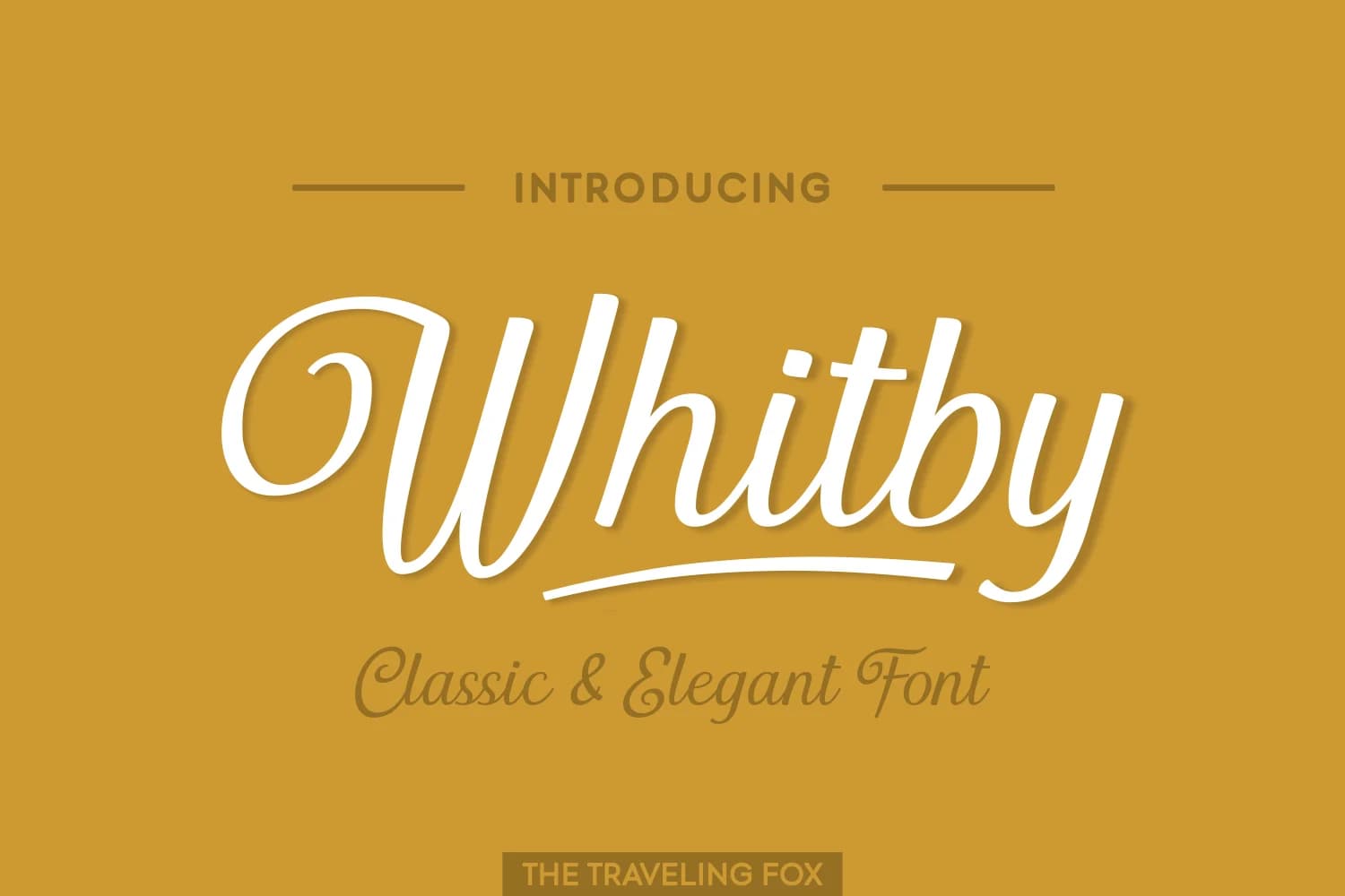 Whitby Font by The Traveling Fox — Script Handwritten Font