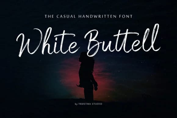 White Buttell Font by trusthastd — Script Handwritten Font