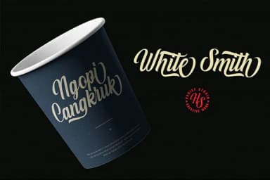 White Smith Font by Hanzel Studio — Script Handwritten Font — thumbnail 8