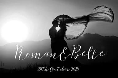 White Snowfall Font by Creativeqube Design — Script Handwritten Font — thumbnail 8