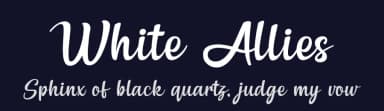 White Allies by DumadiStyle — Script Handwritten Font — thumbnail 2