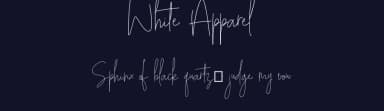 White Apparel by Graphicfresh — Script Handwritten Font — thumbnail 2