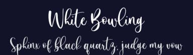 White Bowling by Sronstudio — Script Handwritten Font — thumbnail 2