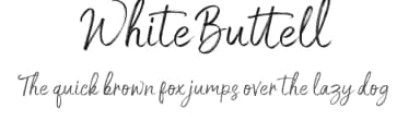 White Buttell by Bagas Ardiatma — Script Handwritten Font — thumbnail 1