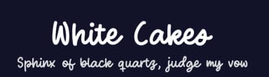 White Cakes by Balpirick Studio — Script Handwritten Font — thumbnail 2