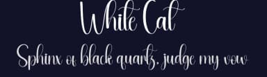 White Cat by Andi Moz — Script Handwritten Font — thumbnail 2