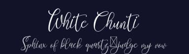 White Chunti by Edric Studio — Script Handwritten Font — thumbnail 2