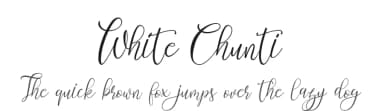 White Chunti by Edric Studio — Script Handwritten Font — thumbnail 1