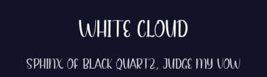 White Cloud by Andi Moz — Script Handwritten Font — thumbnail 2