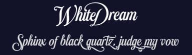White Dream by Måns Grebäck — Script Handwritten Font — thumbnail 2