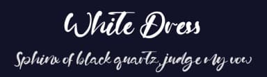 White Dress by Vztype Studio — Script Handwritten Font — thumbnail 2
