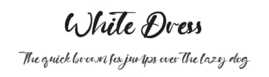White Dress by Vztype Studio — Script Handwritten Font — thumbnail 1