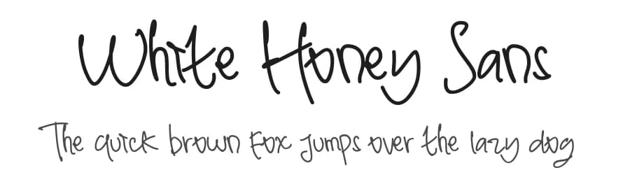 White Honey Sans by Edric Studio — Script Handwritten Font