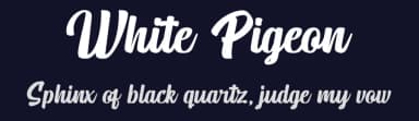White Pigeon by Din Studio — Script Handwritten Font — thumbnail 2
