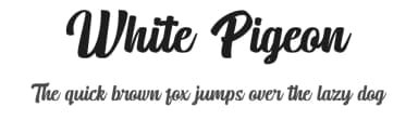 White Pigeon by Din Studio — Script Handwritten Font — thumbnail 1