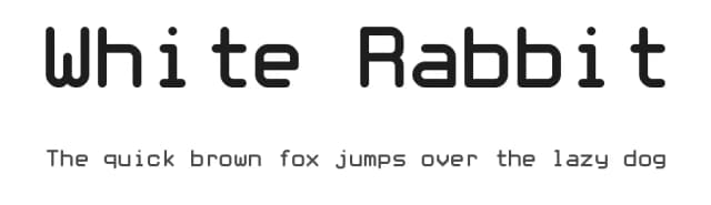 White Rabbit by Matthew Welch — Sans Serif Font