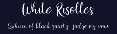 White Risolles by Pentagonistudio — Script Handwritten Font — thumbnail 2