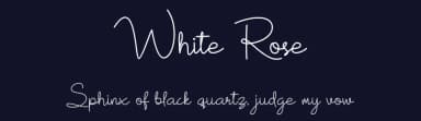 White Rose by skillyasstudio.com — Script Handwritten Font — thumbnail 2