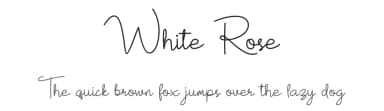 White Rose by skillyasstudio.com — Script Handwritten Font — thumbnail 1