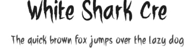 White Shark Cre by Fred Cre — Script Handwritten Font — thumbnail 1