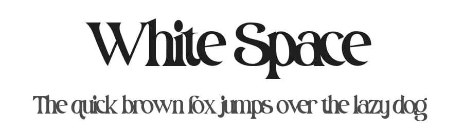 White Space by Din Studio — Serif Font