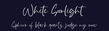 White Sunlight by Bluestype Studio — Script Handwritten Font — thumbnail 2