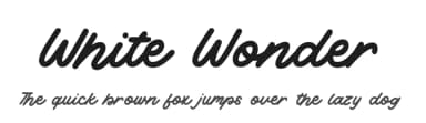 White Wonder by Balpirick Studio — Script Handwritten Font — thumbnail 1