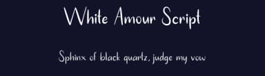 White Amour Script by Katario Studio — Script Handwritten Font — thumbnail 2