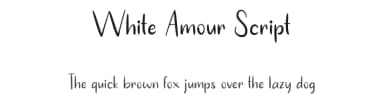 White Amour Script by Katario Studio — Script Handwritten Font — thumbnail 1